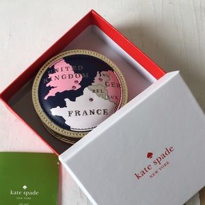 NWT & box kate spade map coin purse